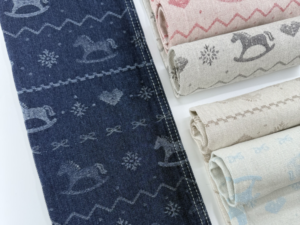 Fair Isle Horse Jacquard Denim